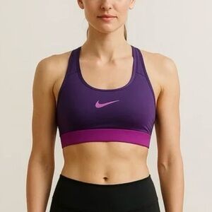Nike Dri Fit Sports Bra Razorback Support Workout Gym